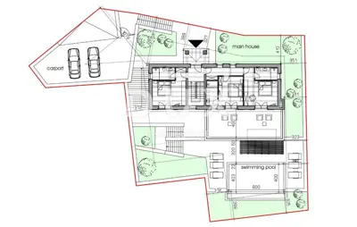 Građevinsko zemljište 1.878 m², Motovun - dozvola za vilu s bazenom - 8
