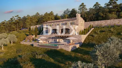Građevinsko zemljište 1.878 m², Motovun - dozvola za vilu s bazenom - 4