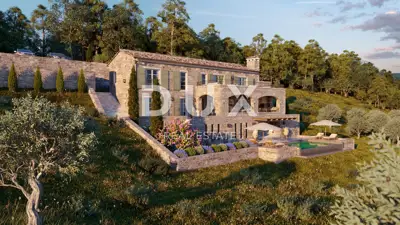 Građevinsko zemljište 1.878 m², Motovun - dozvola za vilu s bazenom - 5