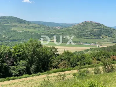 Građevinsko zemljište 1.878 m², Motovun - dozvola za vilu s bazenom