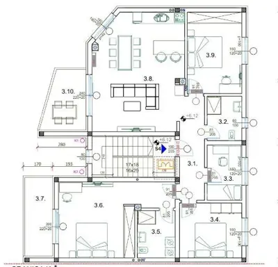 Wohnung 117 m², Pula Centar - 4 Schlafzimmer, 2 Terrassen