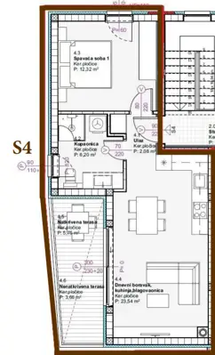 DALMACIJA, VODICE - One-room apartment "S4" under construction - 6