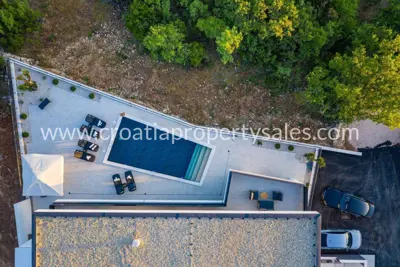 Villa 256 m², Maslenica, pool and panoramic view - 10