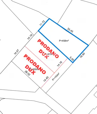 Building plot, Pridraga - view of Velebit