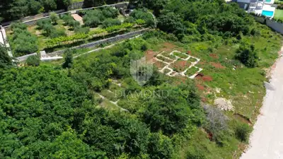 Labin, surroundings, plot with building permit - 6