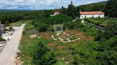 Labin, surroundings, plot with building permit - 5