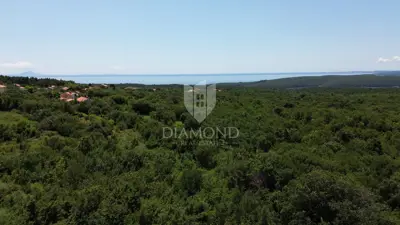 Labin, surroundings, plot with building permit - 9