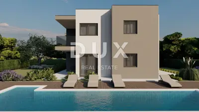 ISTRIEN, POREČ - Wohnung im 1. Stock eines Neubaus mit Pool