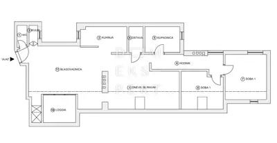 Donji grad, CENTAR- 3 Zimmer Wohnung am Britanac, 4. Stock, 83 m², 259500€ - 20