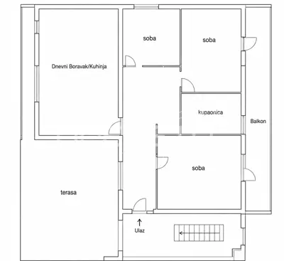 Apartment 83 m², Crnica in Šibenik, 3 rooms and 2 terraces - 23