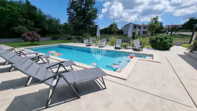 Labin, wunderschönes ebenerdiges Haus mit Pool - 4