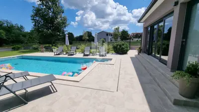 Labin, wunderschönes ebenerdiges Haus mit Pool - 5