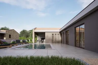 House 123 m², Draguzeti - stone ground-floor house with pool - 3