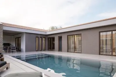 House 123 m², Draguzeti - stone ground-floor house with pool