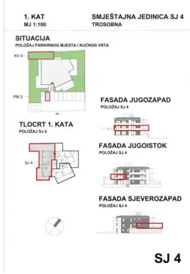 Stan 71 m², Premantura, pogled na more i krovni vrt - 12