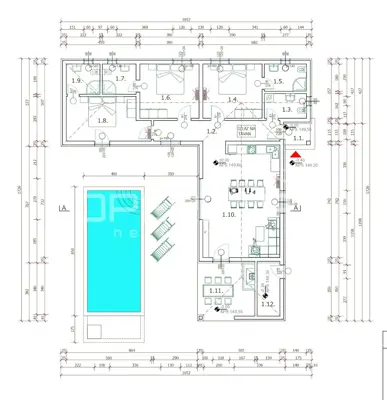 Haus 124 m², Marčana - ruhige Lage am Pool - 18