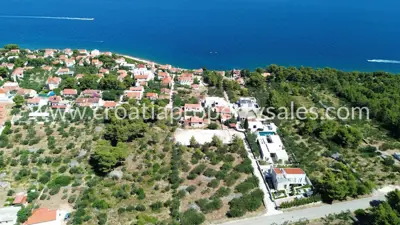Building land 1,180 m², island of Brač, sea view - 7