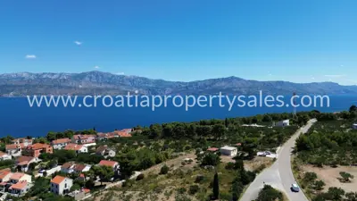 Building land 1,180 m², island of Brač, sea view - 9