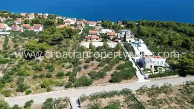 Building land 1,180 m², island of Brač, sea view - 3