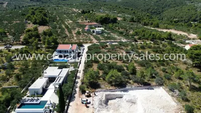 Building land 1,180 m², island of Brač, sea view - 4