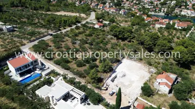 Building land 1,180 m², island of Brač, sea view - 5