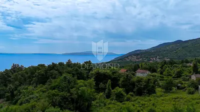 Ičići, Poljane, gađevinsko zemljište pogled more sa ishodovanom dozvol - 4