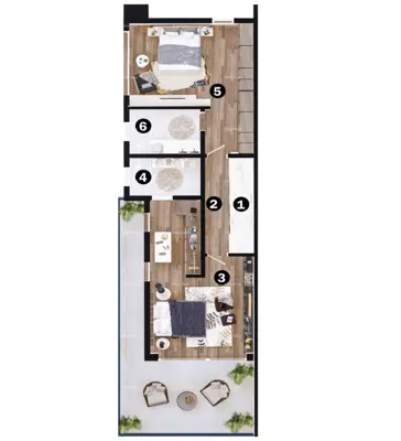 Villa 212 m², Lovrečica, Pool und Terrasse - 8