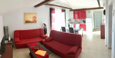 Kuća s bazenom, Barban - pogled na more - 11
