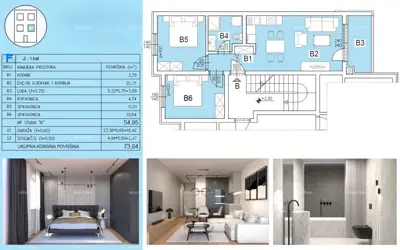 Verkauf - Modernes Apartment in einem neuen privaten Wohnkomplex in Šijana, Pula! F-B - 9