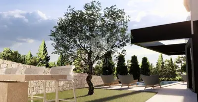 Krk, Insel Krk, luxuriöse Wohnung mit Pool in Neubau - 3