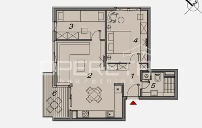 Wohnung 63 m², Makarska - 2 Schlafzimmer und Loggia - 23