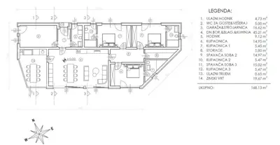 Building plot with building permit for the construction of a modern family house, near Barban! - 8