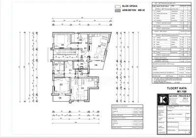 Baugrundstück 541 m², Valdebek, Projekt für 4 Wohnungen - 5