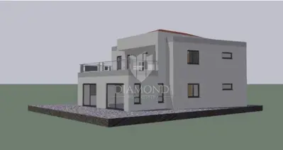 Baugrundstück 541 m², Valdebek, Projekt für 4 Wohnungen - 2