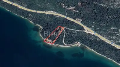 Landwirtschaftsfläche 4 500 m², Zaton Doli, 1. Reihe zum Meer