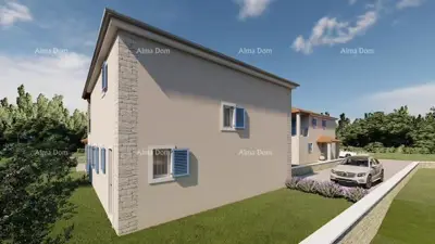 House 122 m², Ližnjan - pool and yard
