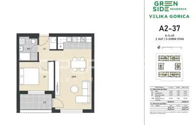 PRODAJA, VELIKA GORICA – NOVOGRADNJA | 2-SOBNI STAN 55,01m² S LOGGIJOM - 10