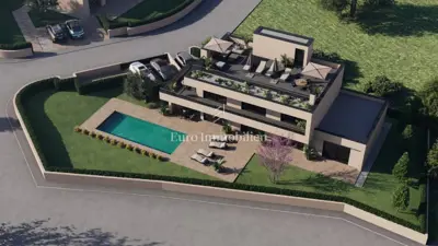 Vila 307 m², Poreč okolica - bazen i pogled na more - 7