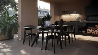 Vila 307 m², Poreč okolica - bazen i pogled na more - 6
