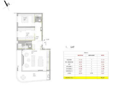 Apartment 92 m², Umag - new build, elevator and parking space - 3