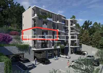 Wohnung 84 m², Omiš - Neubau mit Aufzug und Balkon
