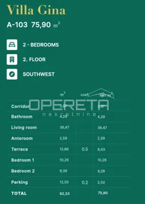 Wohnung zum Kauf in Privlaka, 75,9 m² - 6