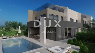 Doppelvilla 215 m², Poreč - Pool und Meerblick