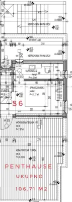 Čiovo, novogradnja s pogledom na more, stan DZ/S6 NKP 63 m² - 8