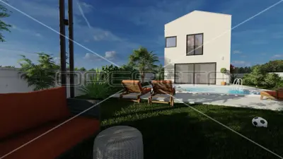 Istria, Svetvinčenat, modern villa with pool, new build - 3
