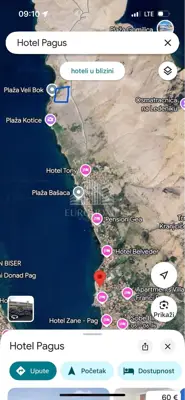 Land 2,000 m², Pag - Bašaca, tourist zone - 8