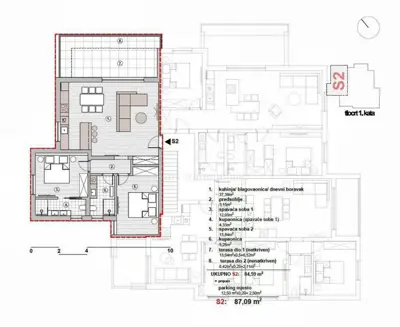 Apartment in Betina, 2 bedrooms and 2 bathrooms - 2
