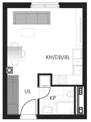 Wohnung zum Kauf in Delnice, 28,6 m²