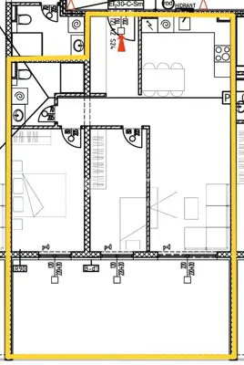 Apartment 85 m², Okrug Gornji on Čiovo, sea view - 14