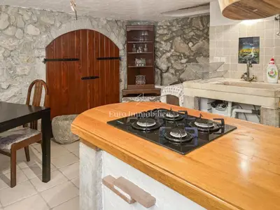 Kamena kuća u Dobrinju, pogled na more i dvije terase - 20